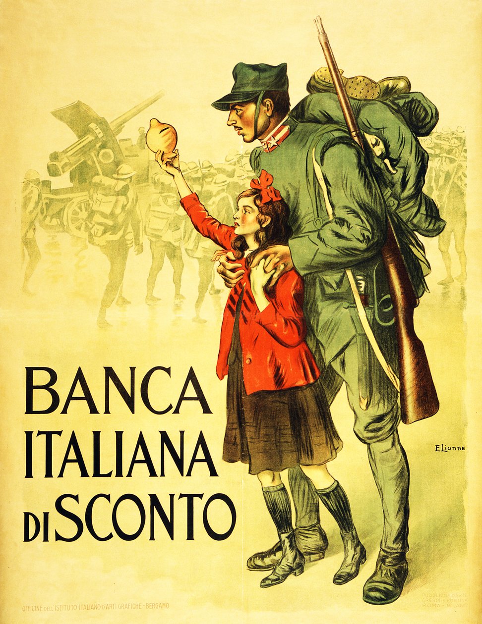 Banca Italiana di Sconto, 1917 - Enrico della Lionne