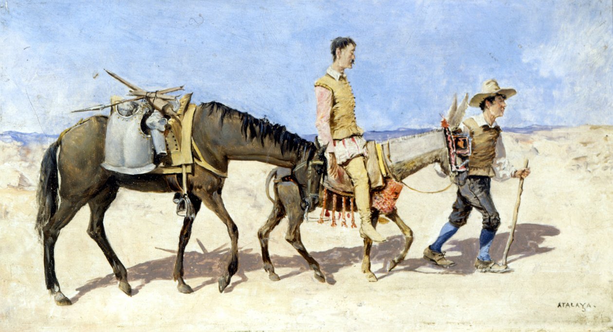 Don Quichotte et Sancho Pança - Enrique Atalaya