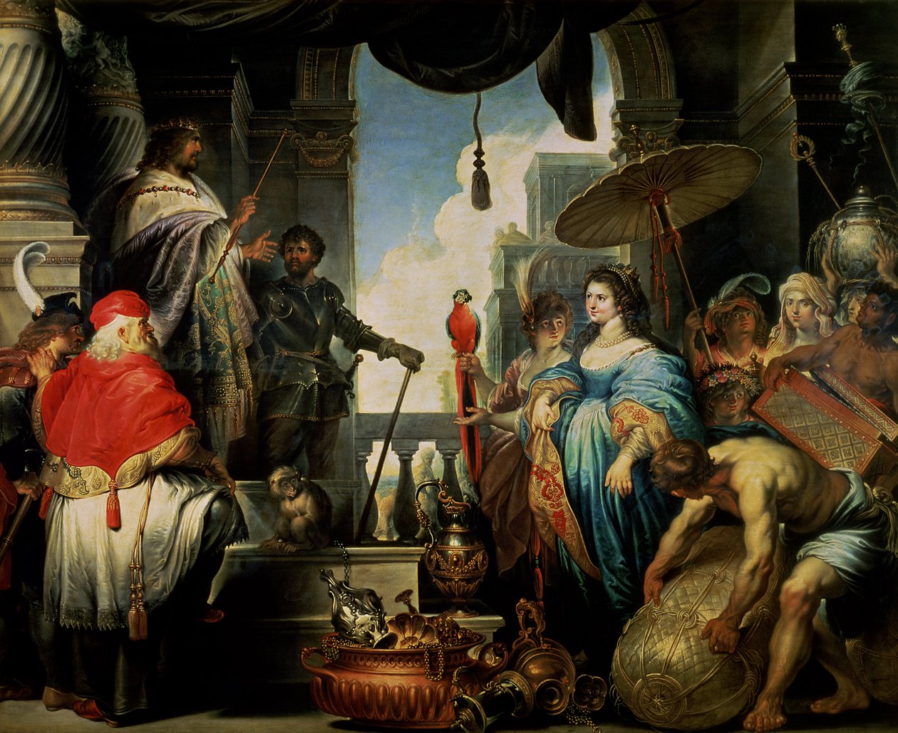 Salomon et la Reine de Saba - Erasmus Quellinus II