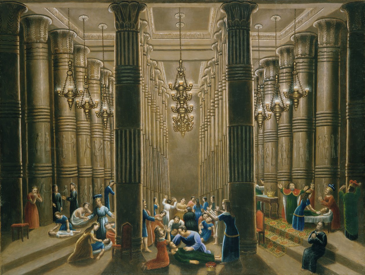 La mort du premier-né, 1865-80 - Erastus Salisbury Field