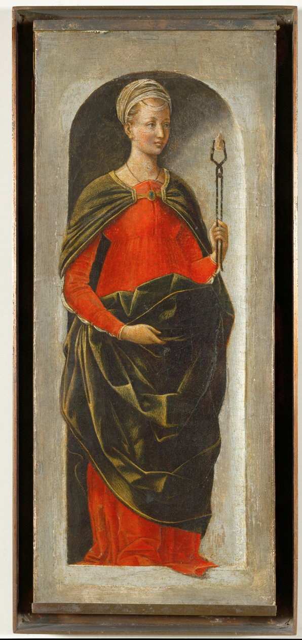 Sainte Apollonie, colonne droite de l