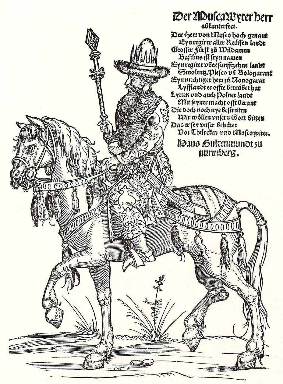 Portrait du grand prince Vassili III Ivanovitch de Moscou, 1479-1533 - Erhard Schon
