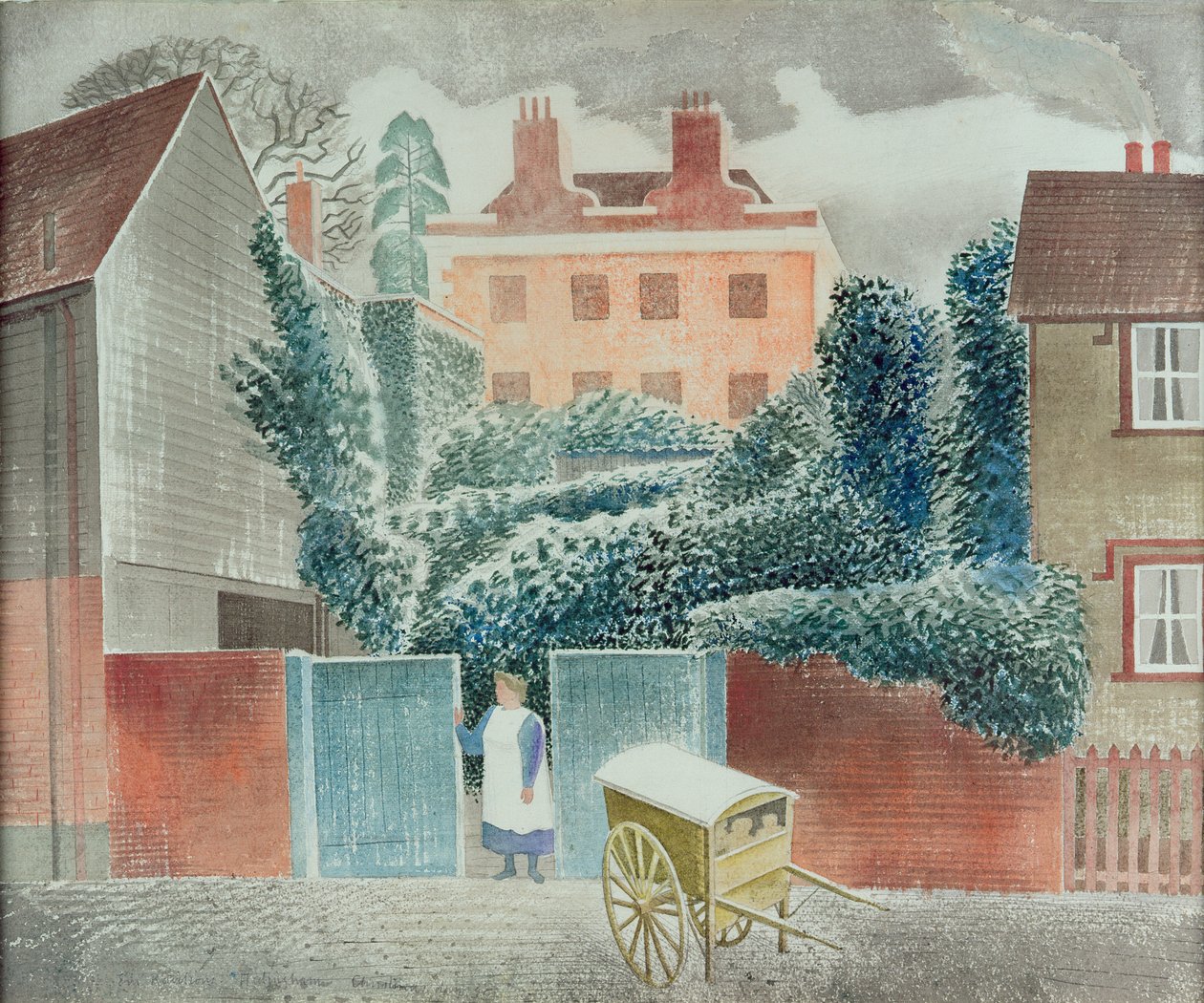 Chariot du boulanger - Eric Ravilious