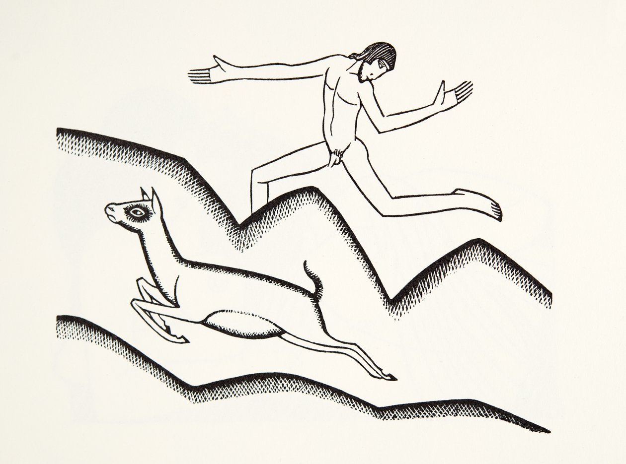Sautant sur les montagnes - Eric Gill