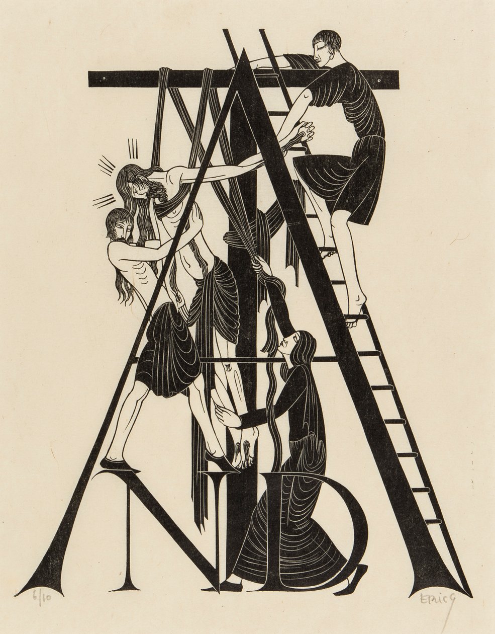 La Déposition - Eric Gill