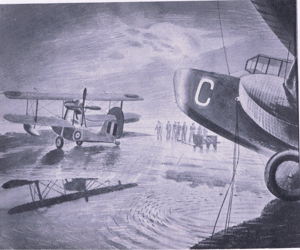 Matin en parade, de British Adventure publié par Collins, 1947 - Eric Ravilious