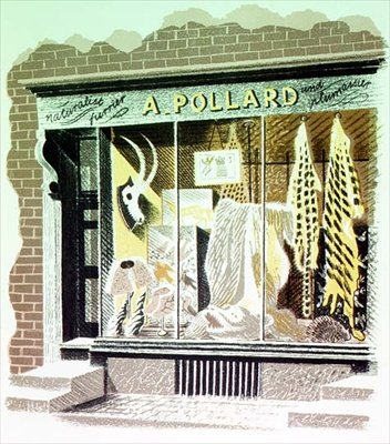 Le Fourreur, imprimé par la Curwen Press, de High Street, par J.M. Richards, publié par Country Life, 1938 (ensemble de 24) - Eric Ravilious