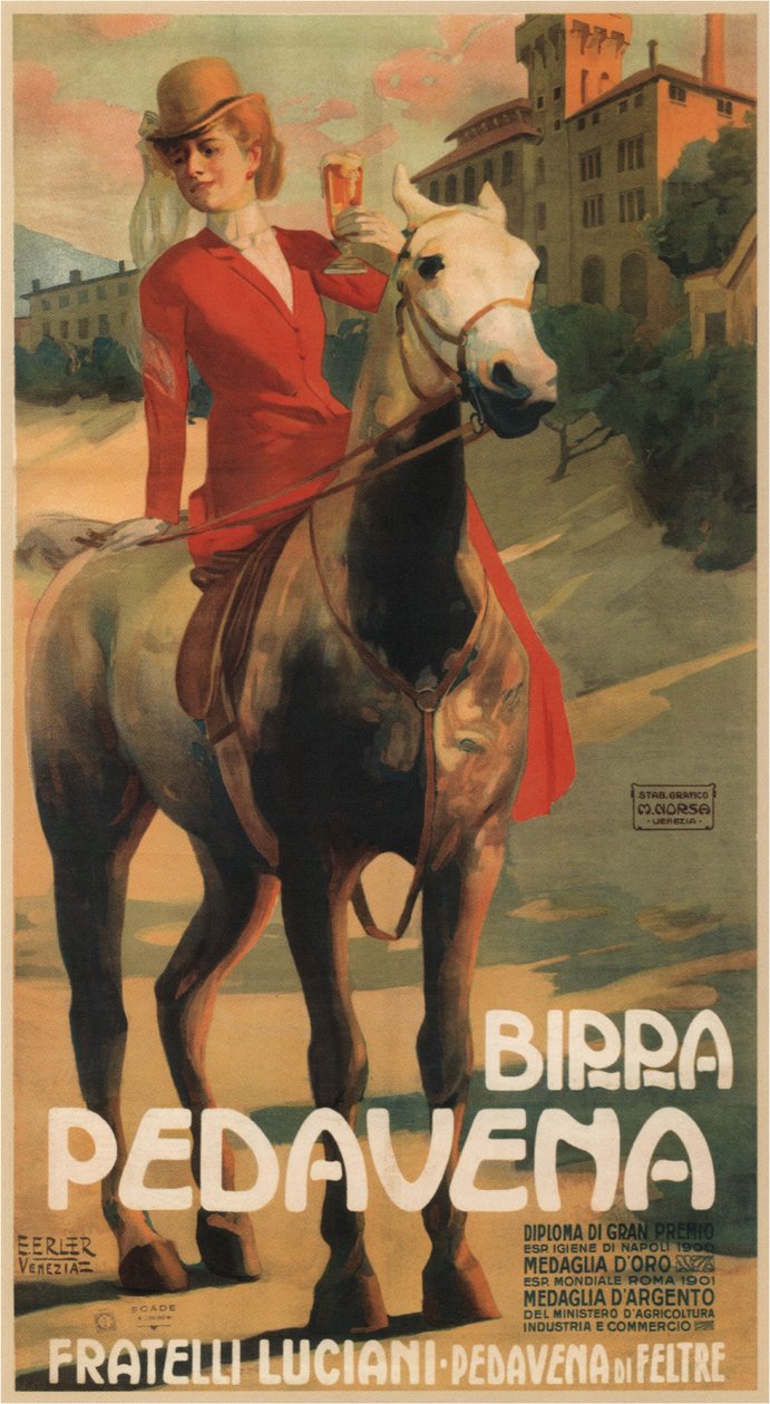 Birra Pedavena, années 1900-1910 - Erich Erler