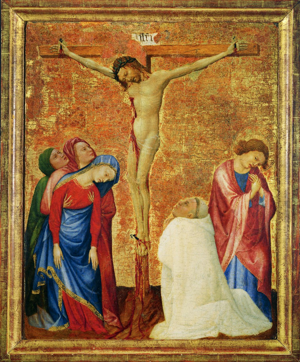 Calvaire avec un moine Chartreux ... - Erich Lessing