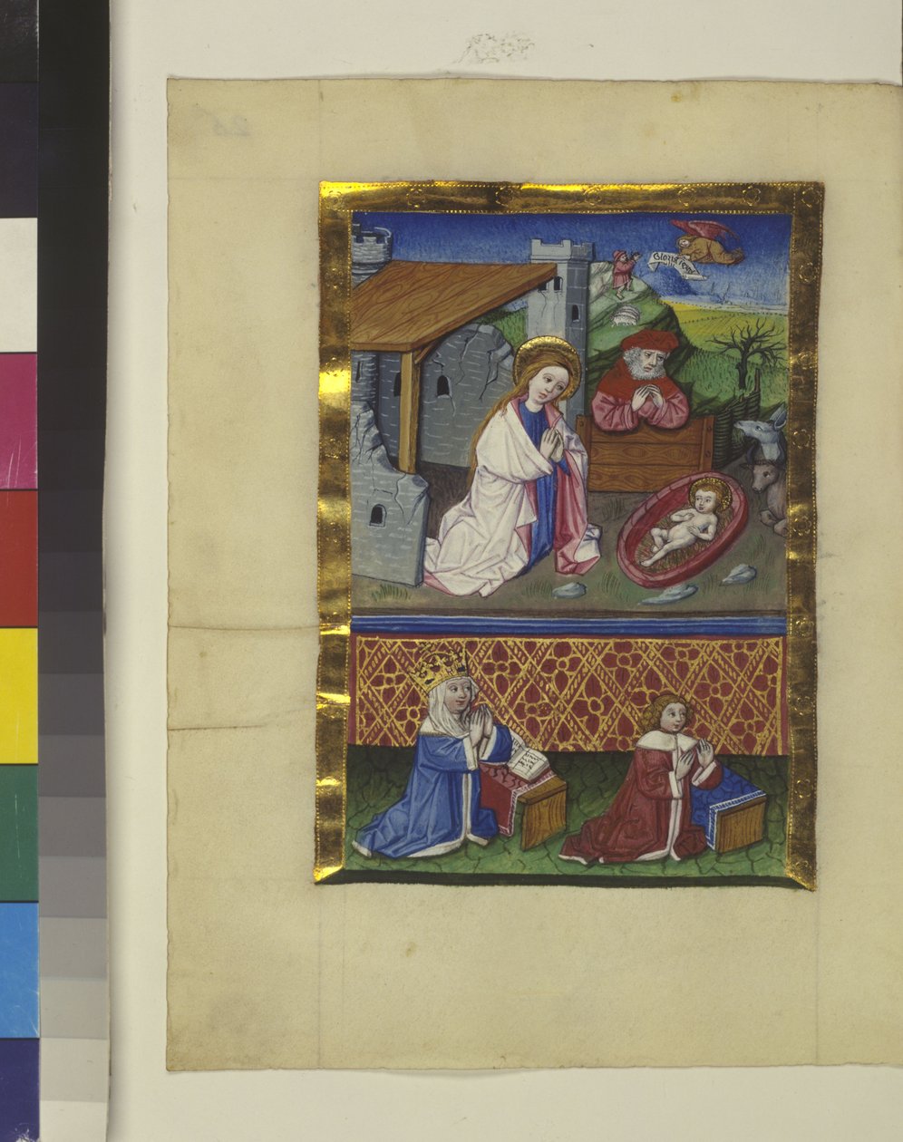 Pleine page : miniature, vers 1464 (peinture à la détrempe) - Erich Lessing