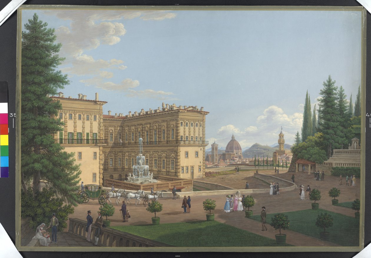 Gouache de Franz Jaschke - Erich Lessing