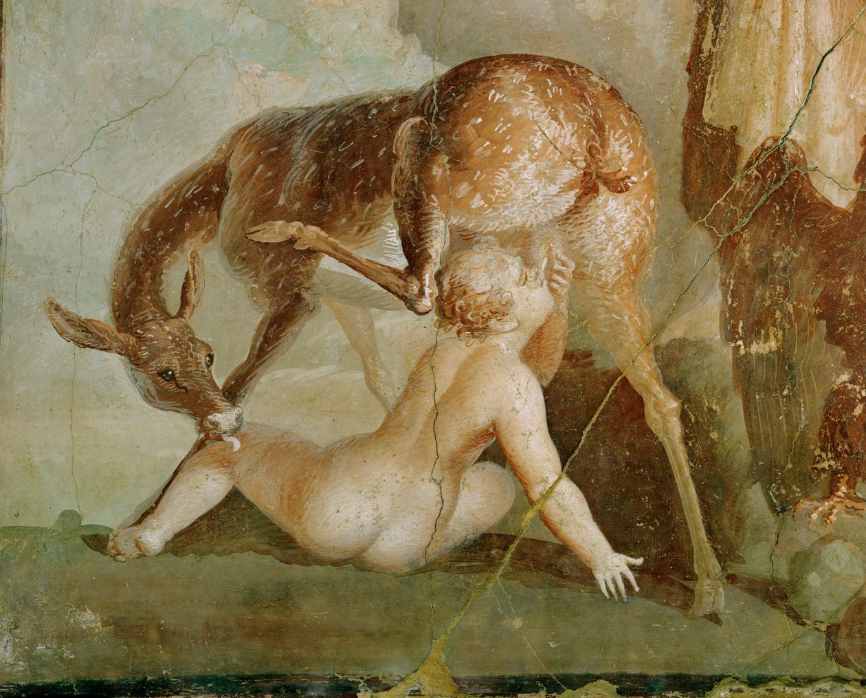 Héraklès retrouve son fils Téléphos en Arcadie - Erich Lessing