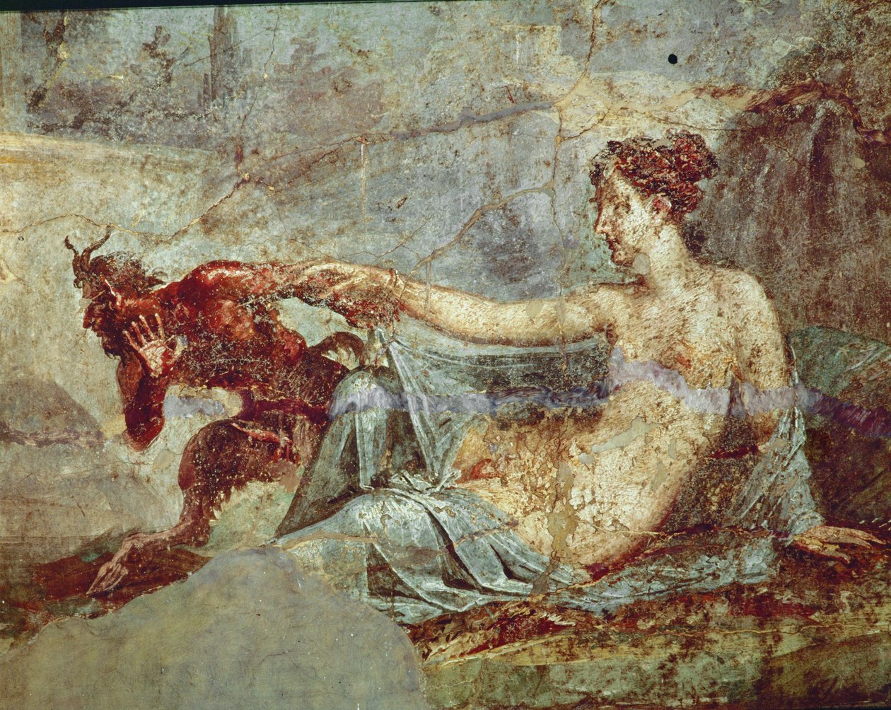 Pan fuyant un hermaphrodite - Erich Lessing