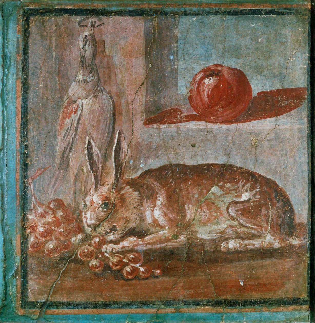 Nature morte avec un lièvre et des raisins - Erich Lessing