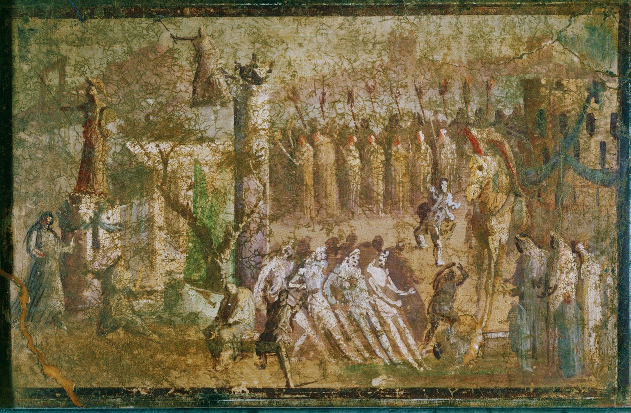 Le cheval de Troie devant Troie - Erich Lessing