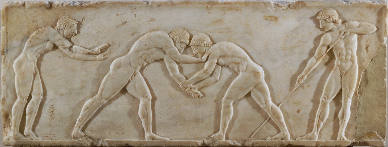 Jeunes Acheens engagés dans un concours athlétique - Erich Lessing