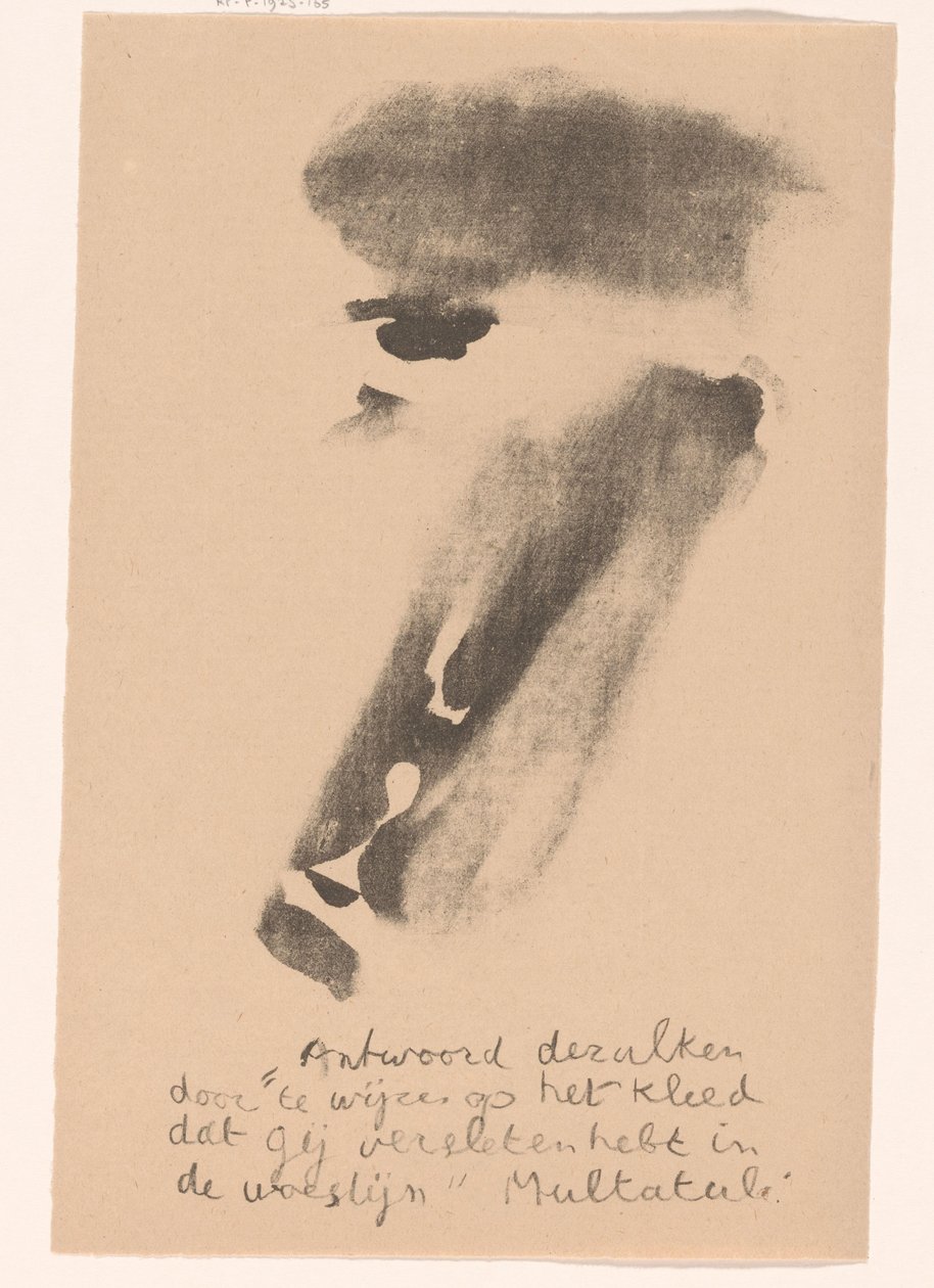 Visage abstrait - Erich Wichmann
