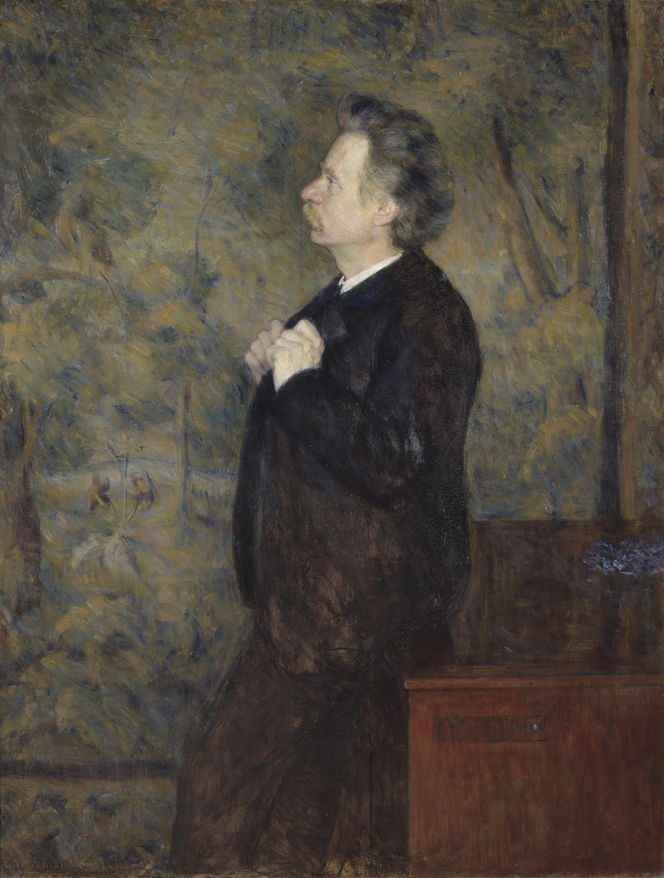 Edvard Grieg, compositeur et pianiste norvégien - Erik Theodor Werenskiold