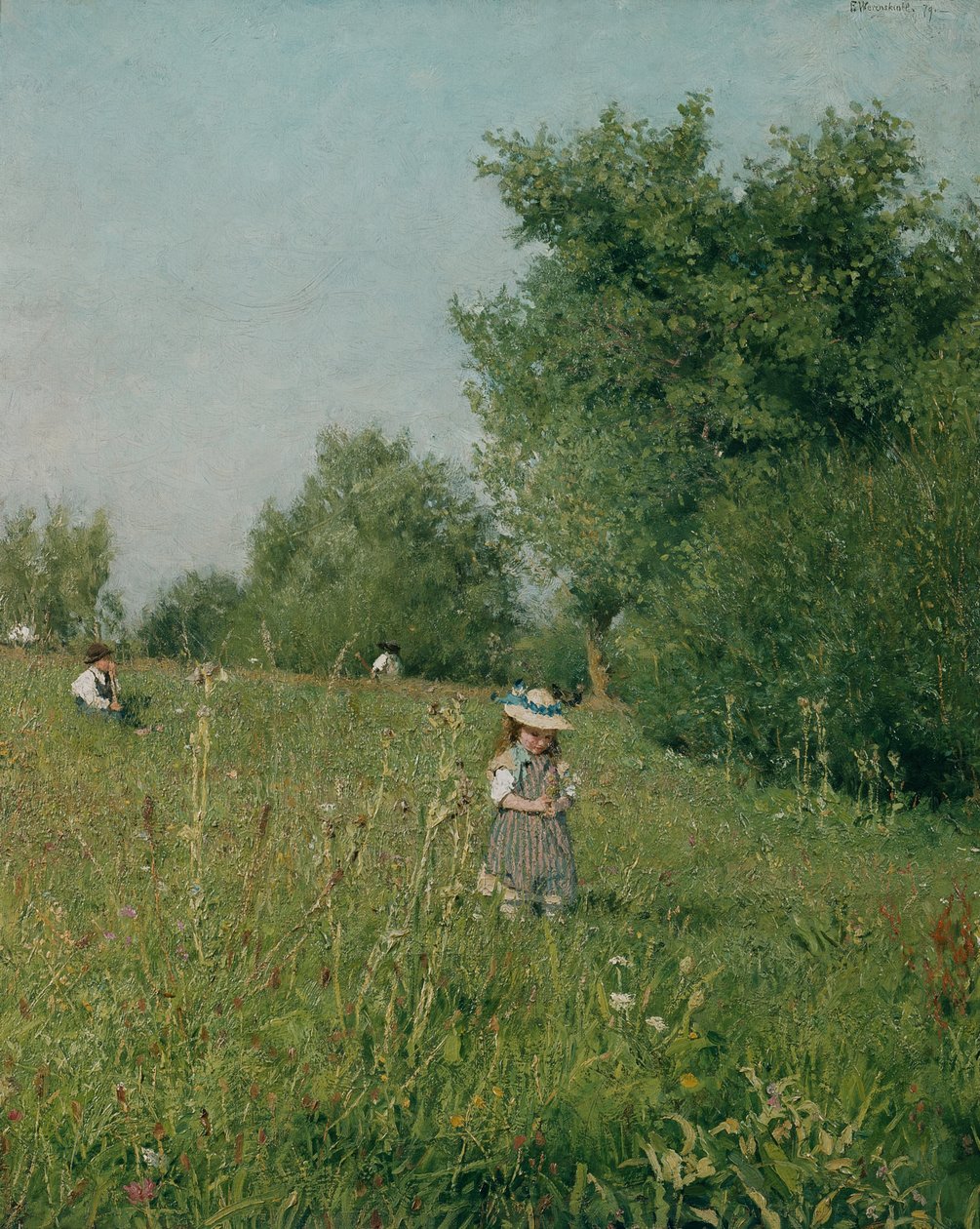 Soleil, Pipping - Erik Theodor Werenskiold