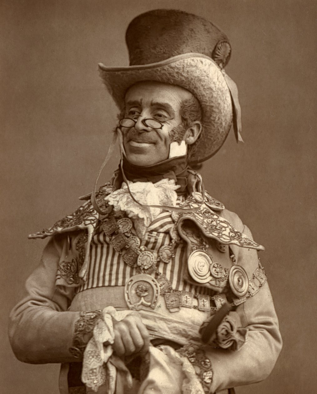 Arthur Roberts, acteur britannique, comédien et artiste de music-hall, 1888 - Ernest Barraud