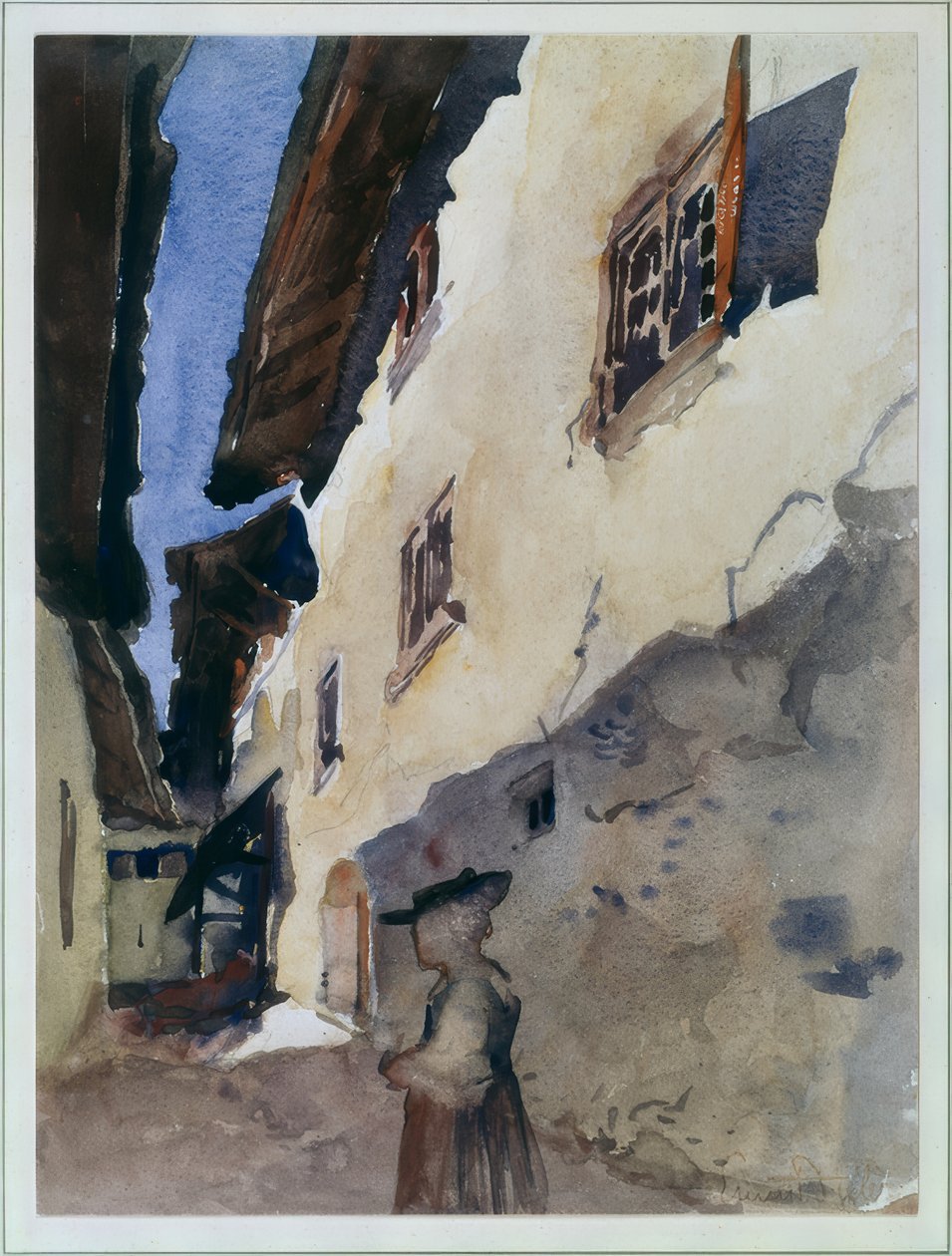 Rue à Savièse - Ernest Bieler