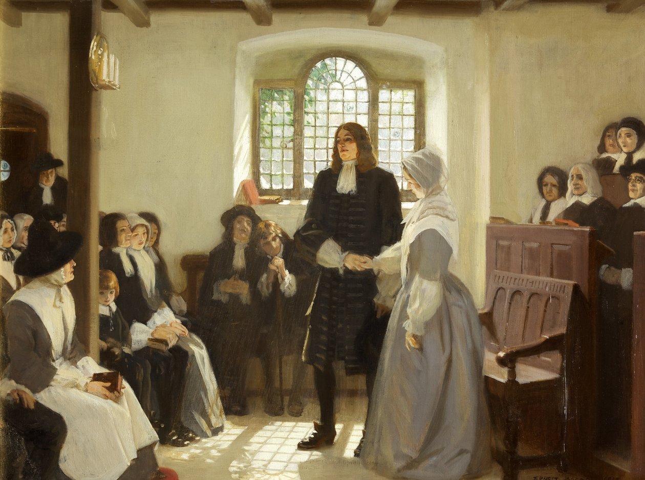 Le mariage de William Penn et Hannah Callowhill - Ernest Board
