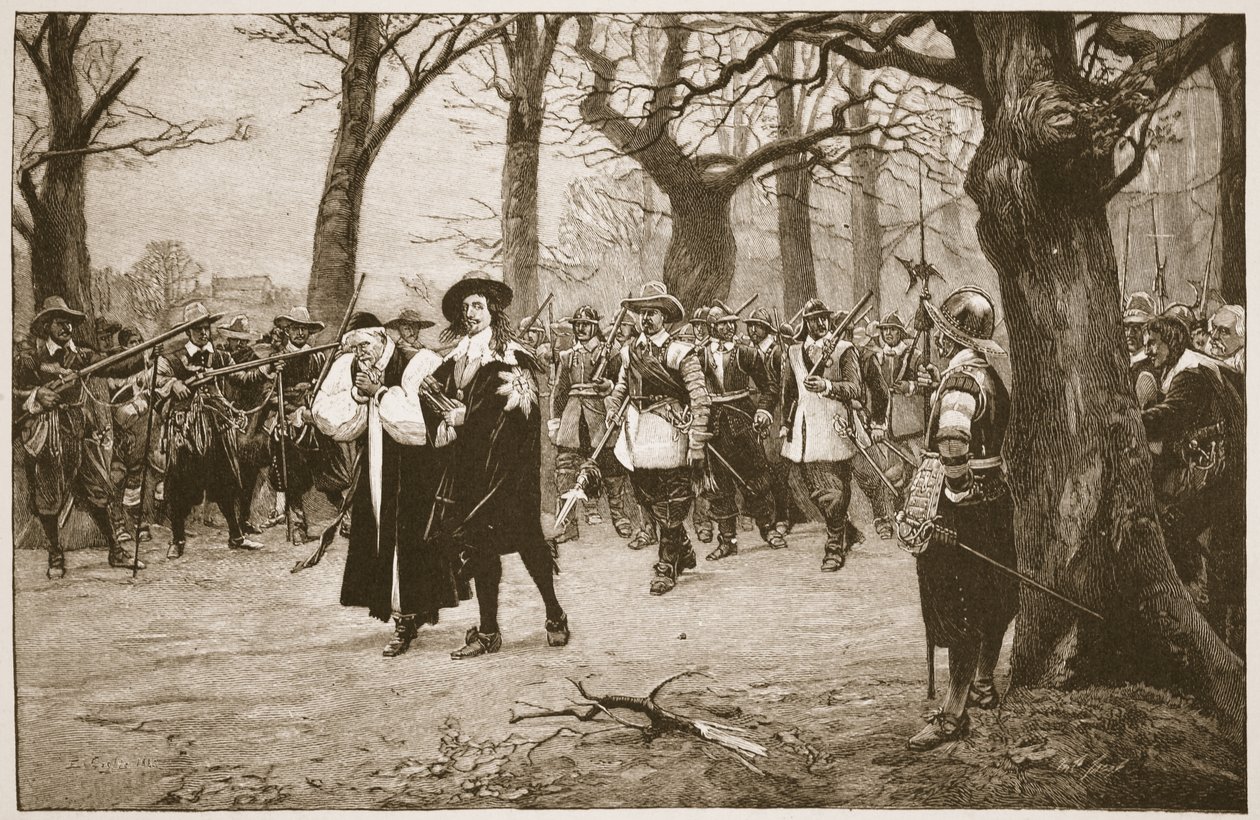 Charles Ier en route pour son exécution, illustration de 