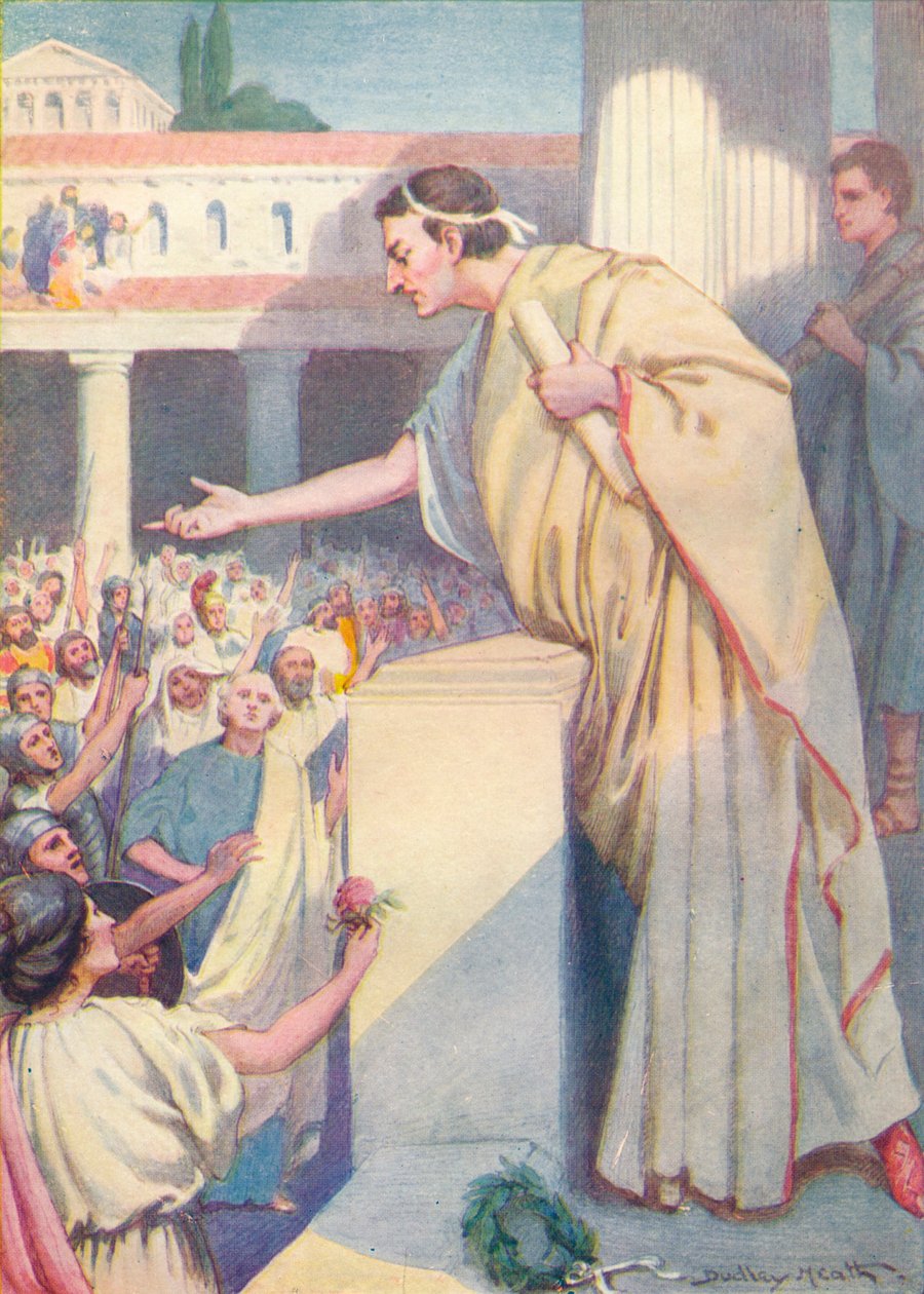 Le lendemain matin, Cicéron fit un autre discours contre Catilina - Ernest Dudley Heath