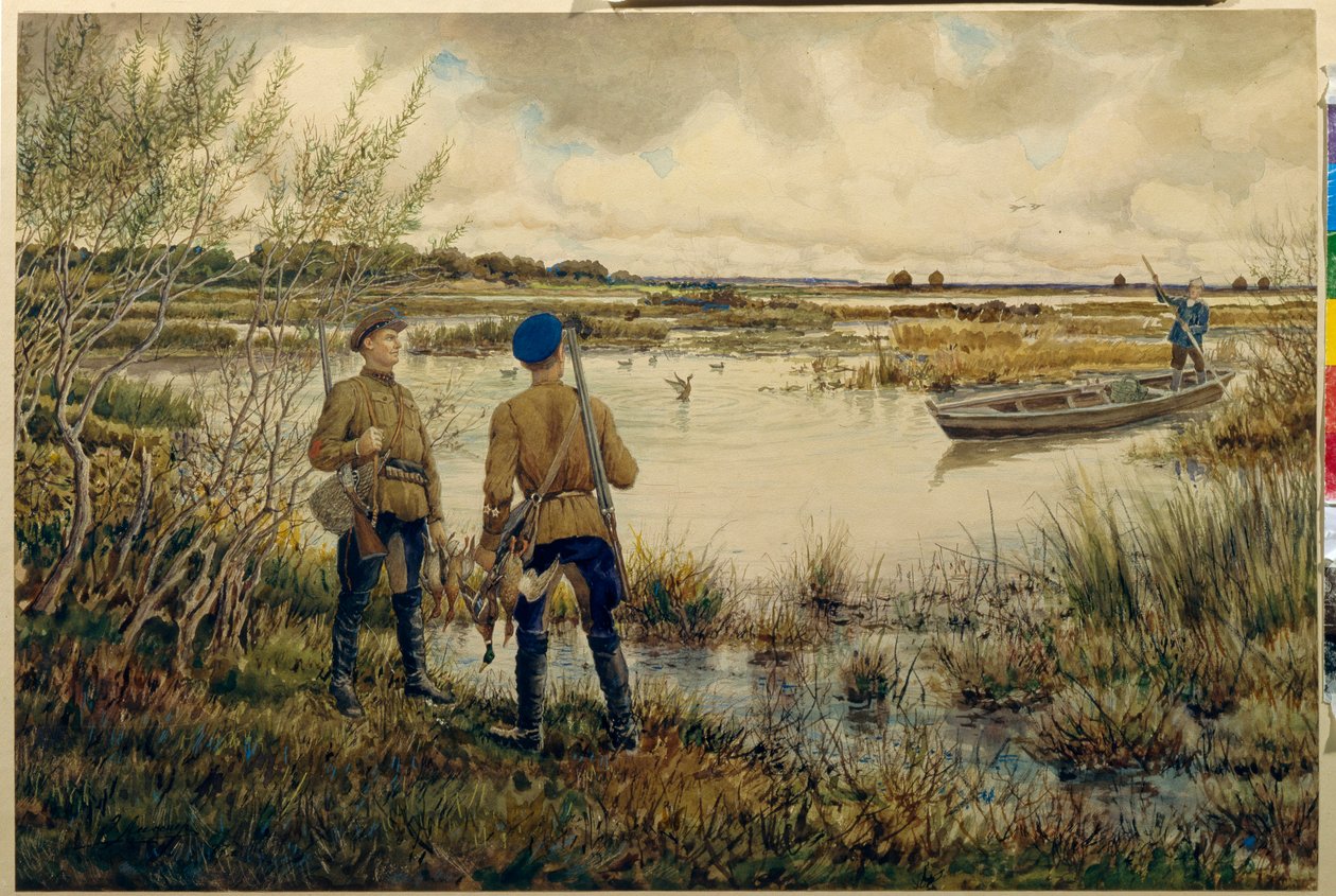 Retour de chasse - Ernest Ernestovich Lissner