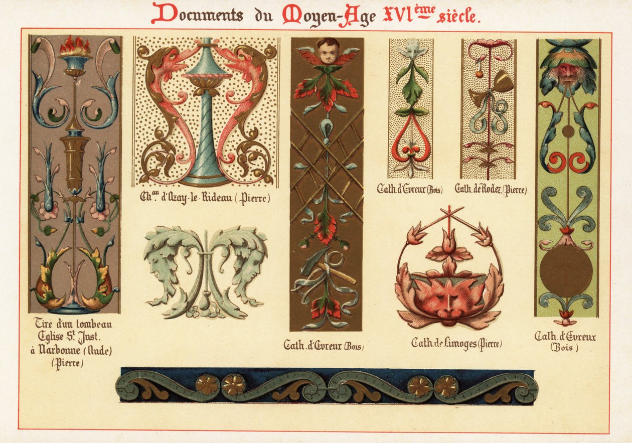 Éléments de design du XVIe siècle - Ernest Guillot