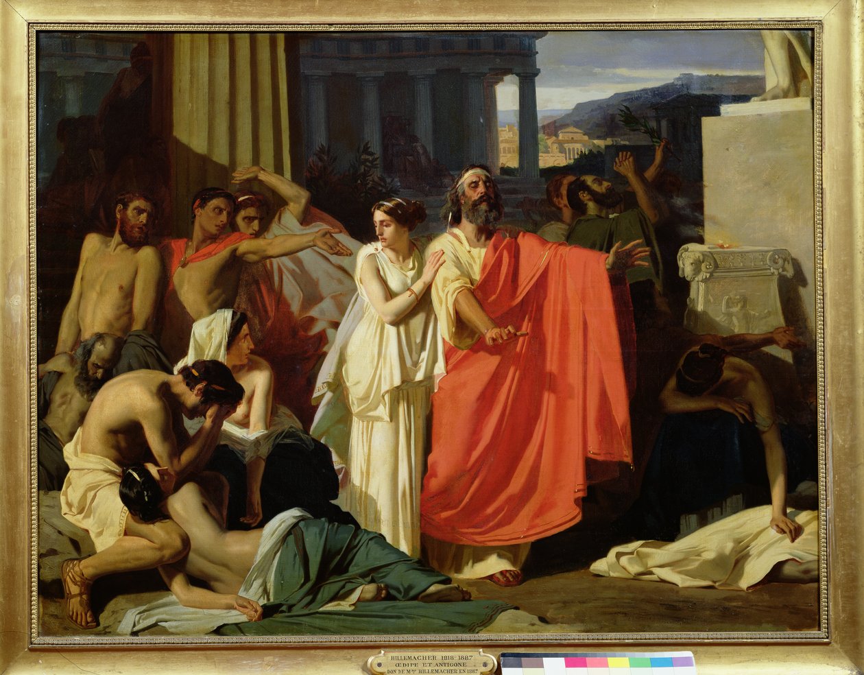Œdipe et Antigone exilés à Thèbes, 1843 - Ernest Hillemacher