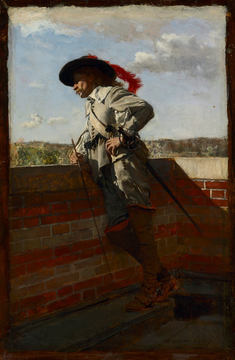 Sur une terrasse, 1867 - Jean-Louis Ernest Meissonier