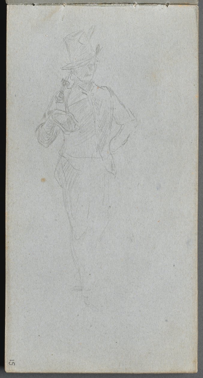Carnet de croquis, page 15 : Étude d