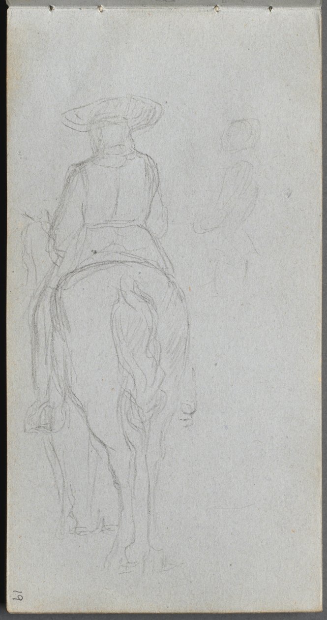Carnet de croquis, page 19 : Étude d