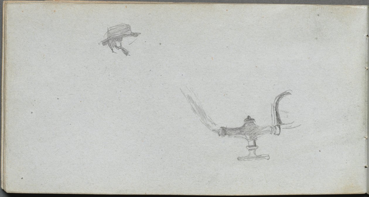 Carnet de croquis, page 26 : Étude d