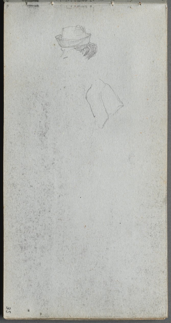 Carnet de croquis, page 35: Étude d