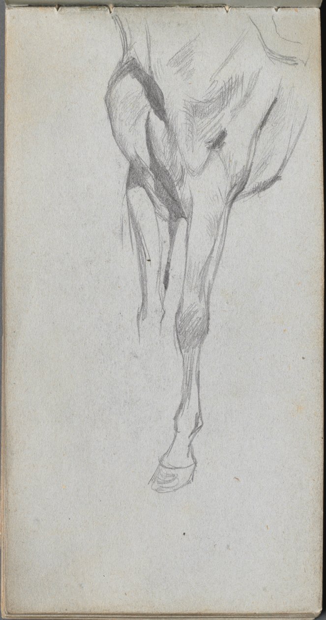 Carnet de croquis, page 48 : Étude d