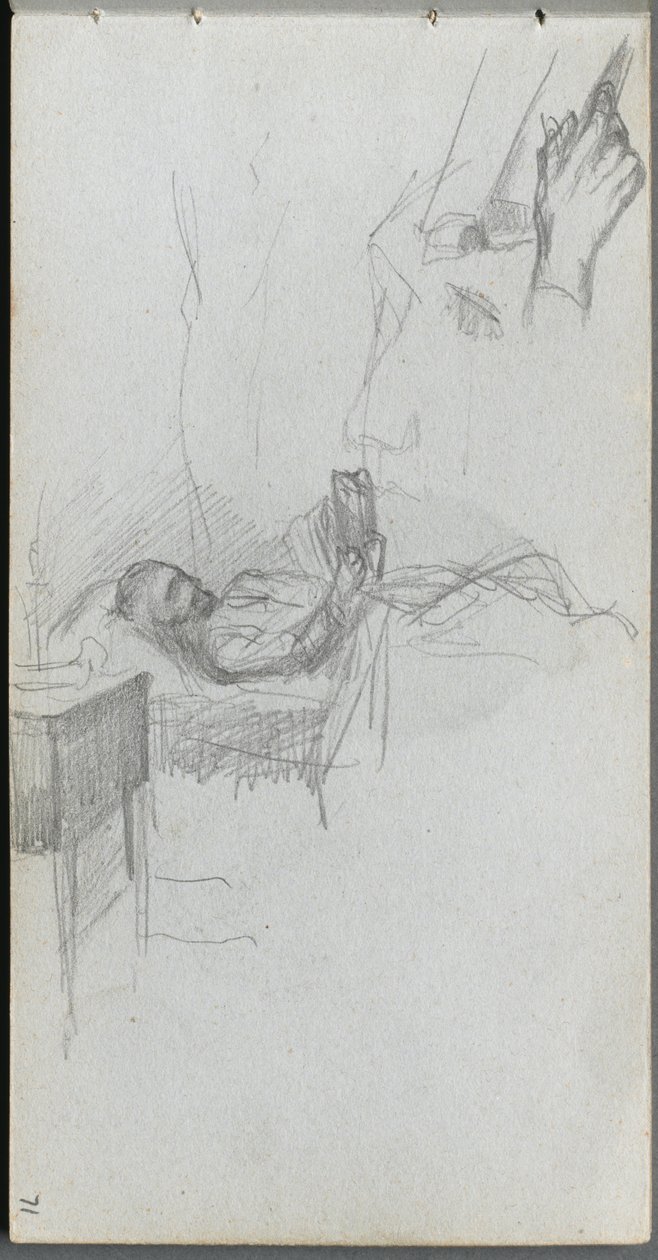 Carnet de croquis, page 71 : Étude d