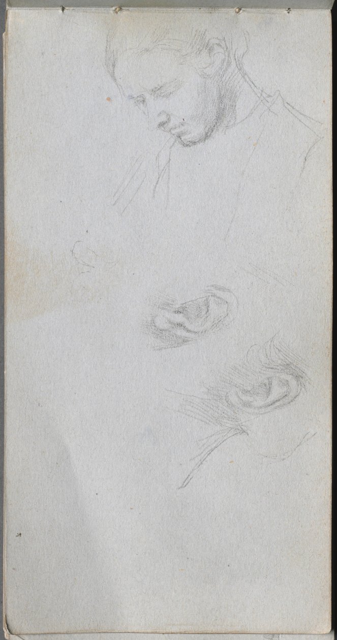 Carnet de croquis, page 96 : Étude d