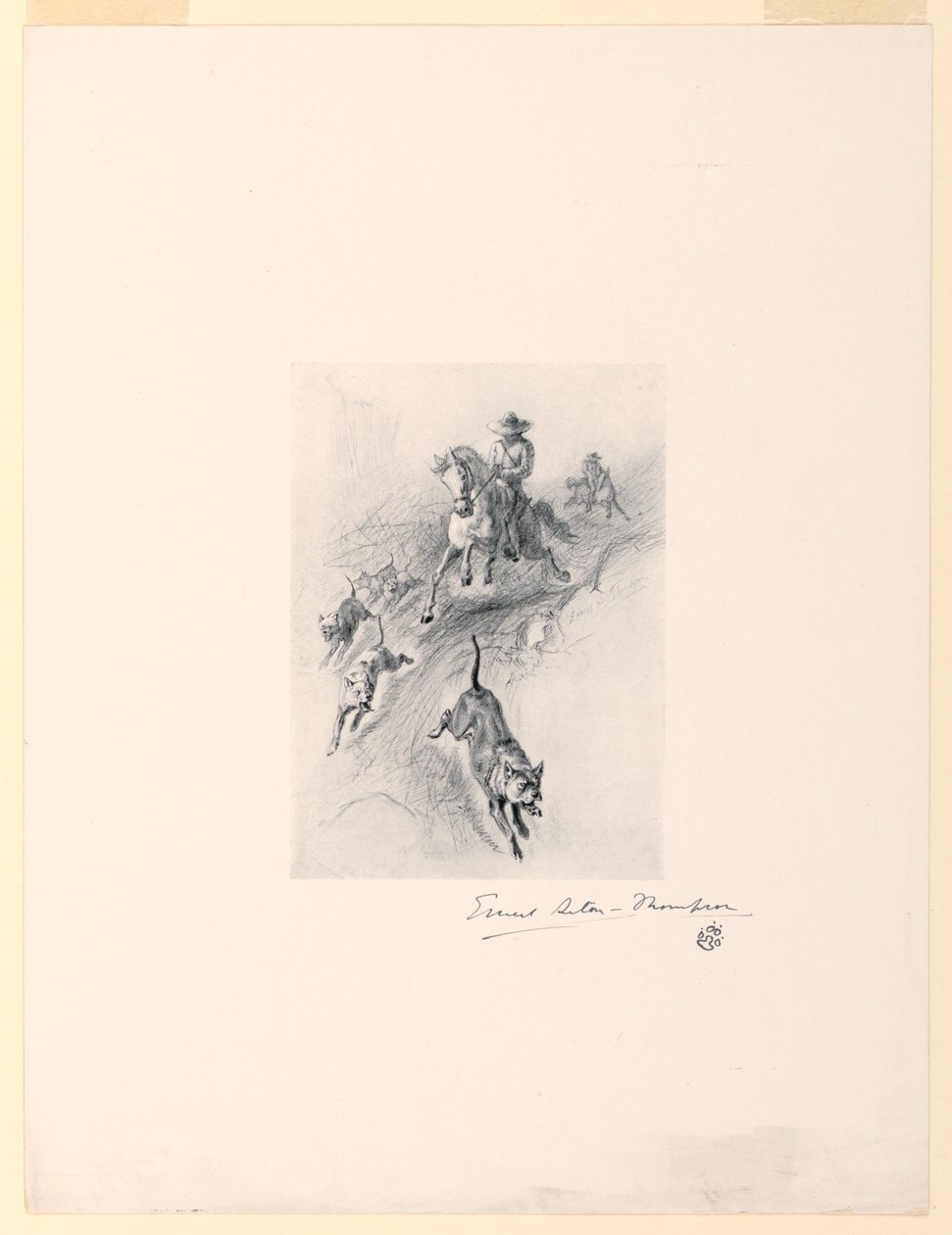 Tannery, avec ses chiens, est arrivé au galop dans le canyon - Ernest Thompson Seton