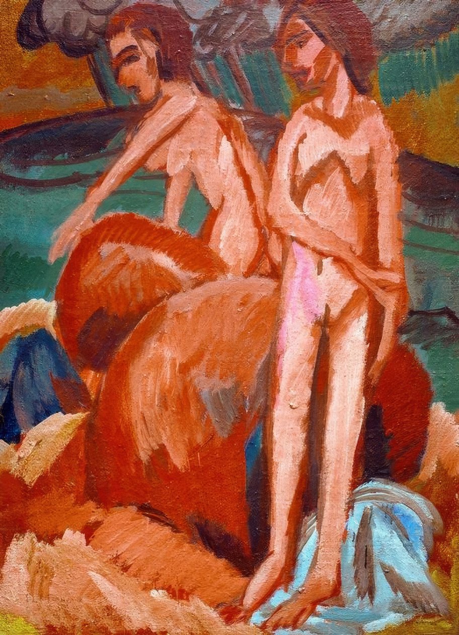 Baigneuses à la mer - Ernst Ludwig Kirchner