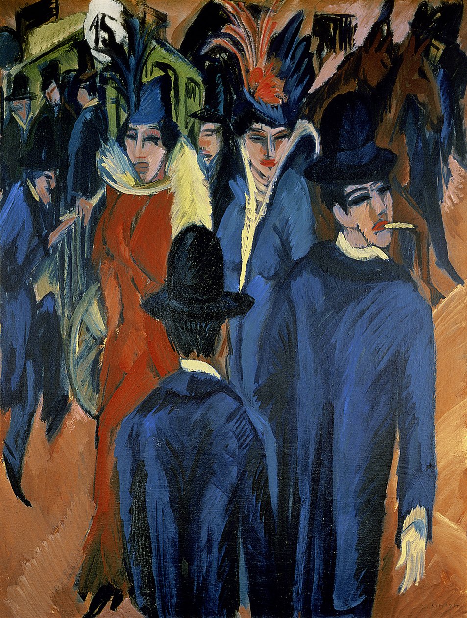 Scène de rue à Berlin, 1913 - Ernst Ludwig Kirchner