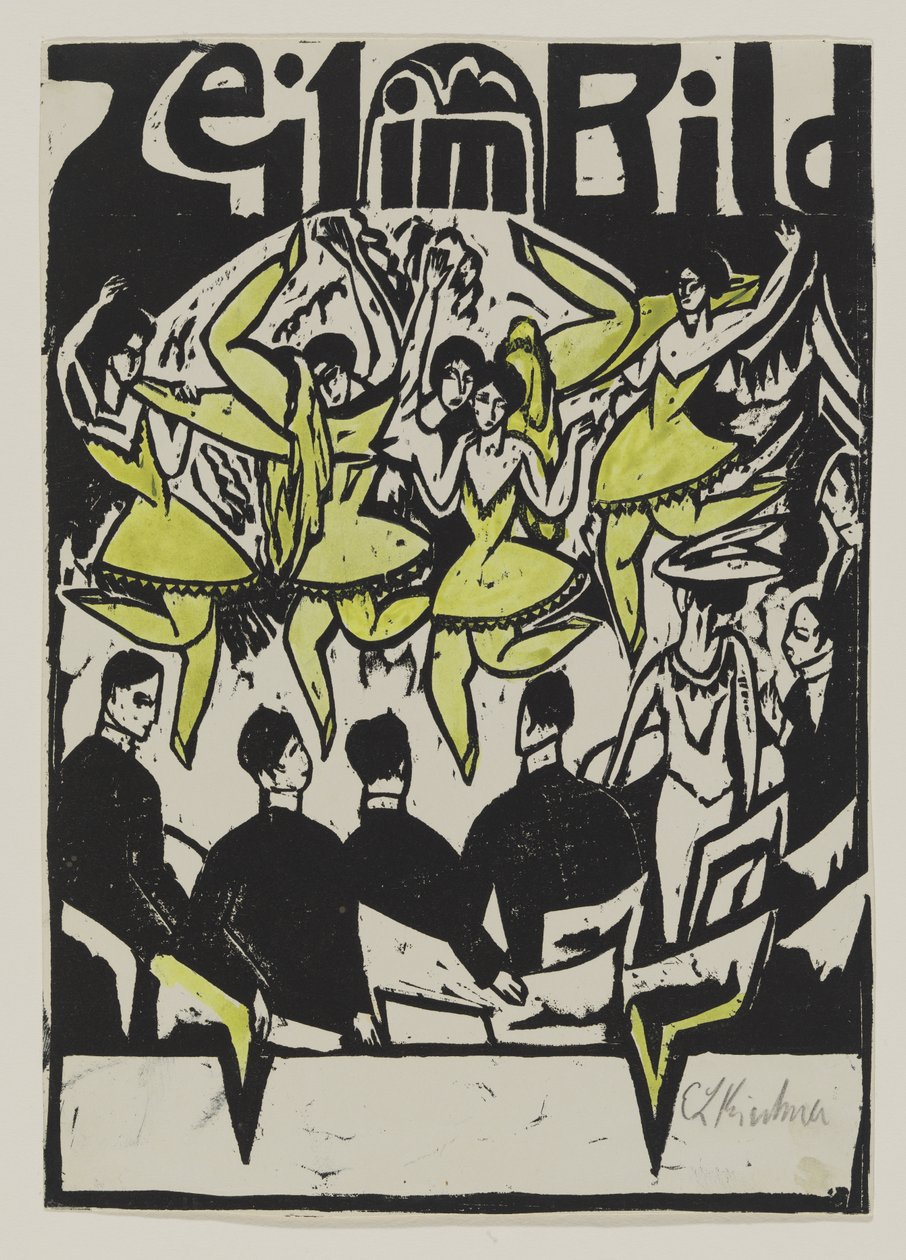 Danseurs au palais de glace - Ernst Ludwig Kirchner