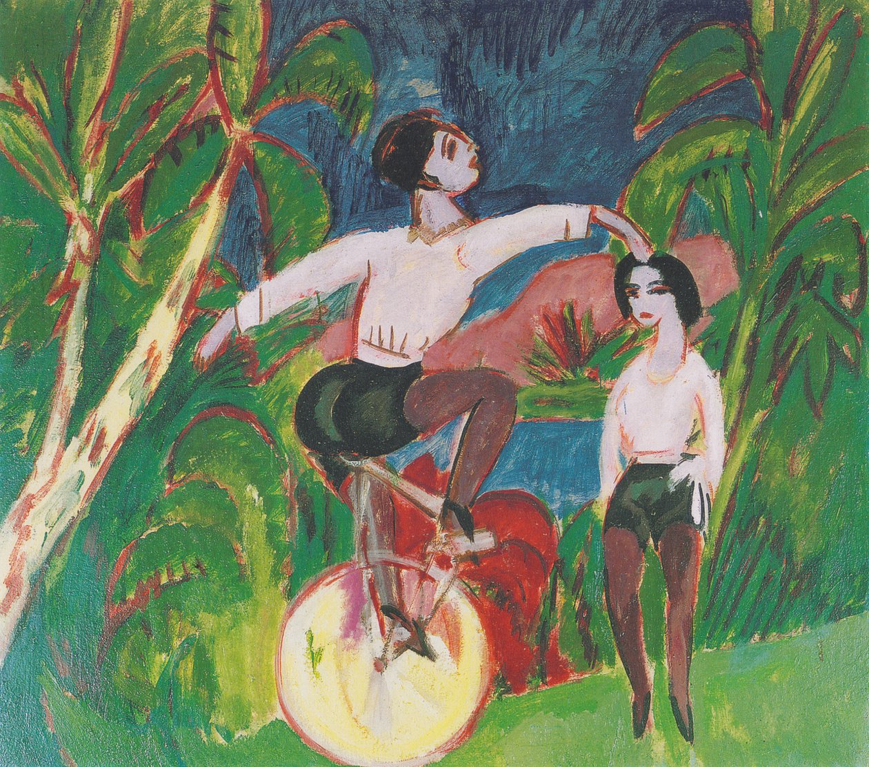 Le monocycliste - Ernst Ludwig Kirchner