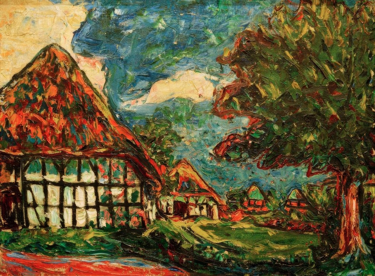 Maisons de Fehmarn - Ernst Ludwig Kirchner