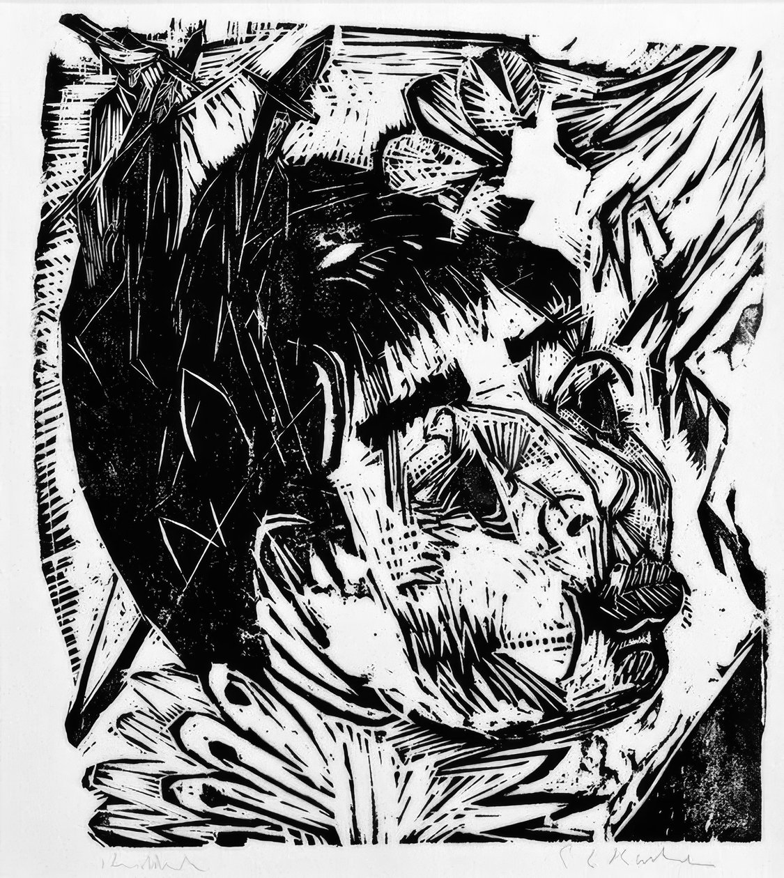 Madame Prof. Sch. - Ernst Ludwig Kirchner