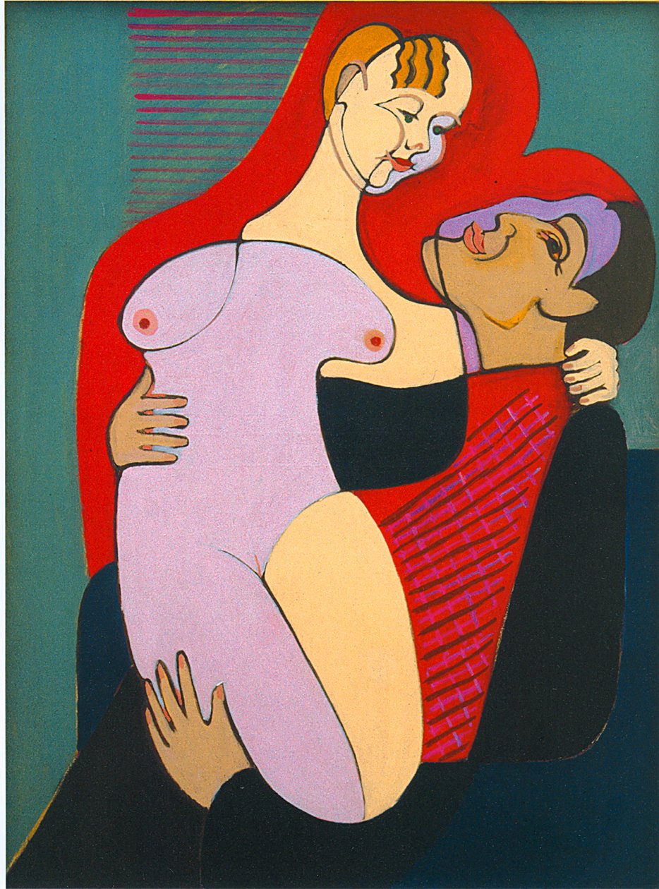 Grand couple amoureux - Ernst Ludwig Kirchner