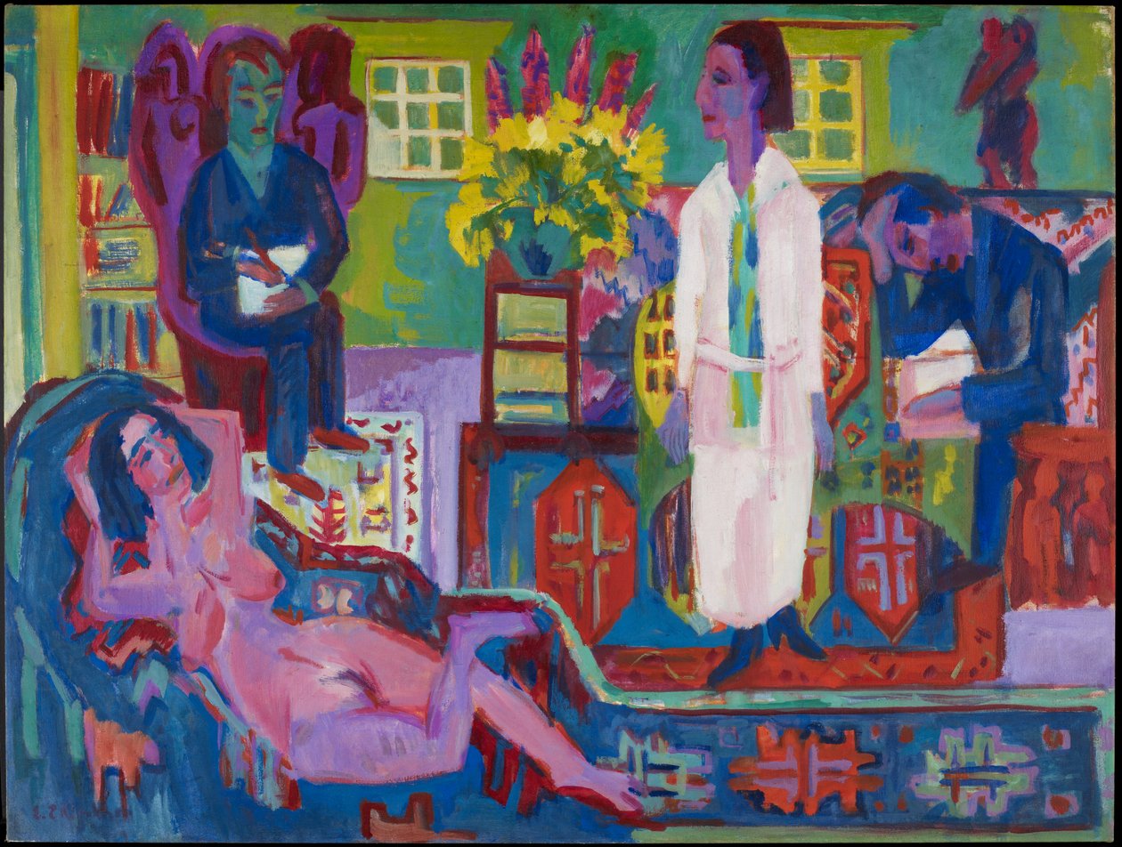 La Bohème moderne, 1924 - Ernst Ludwig Kirchner