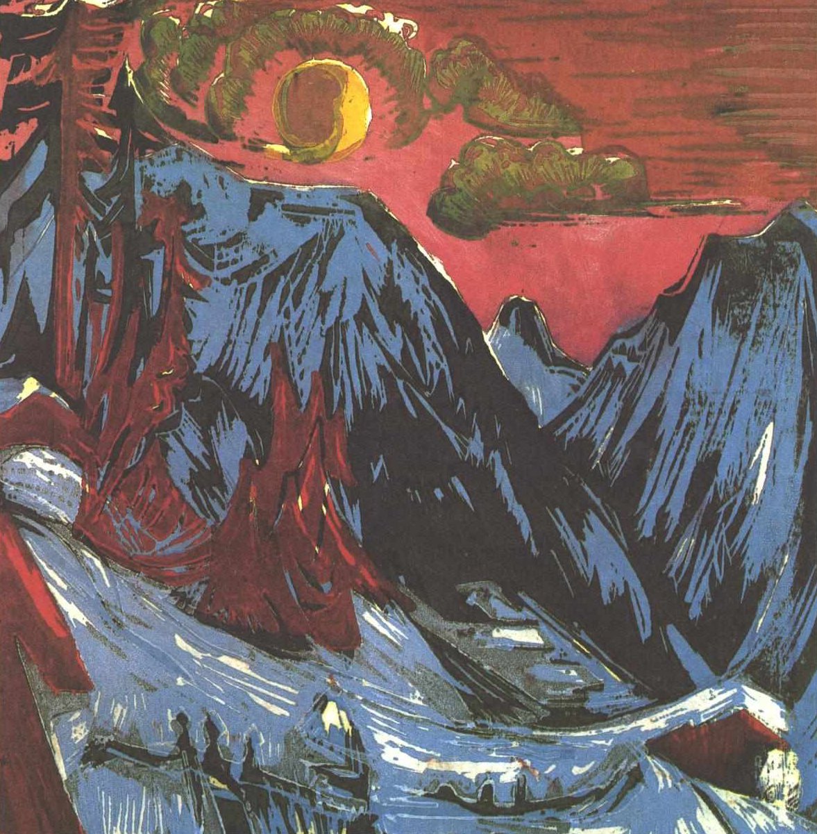 Nuit de lune - Ernst Ludwig Kirchner