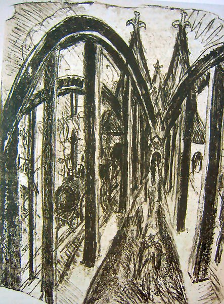 Pont du Rhin à Cologne - Ernst Ludwig Kirchner